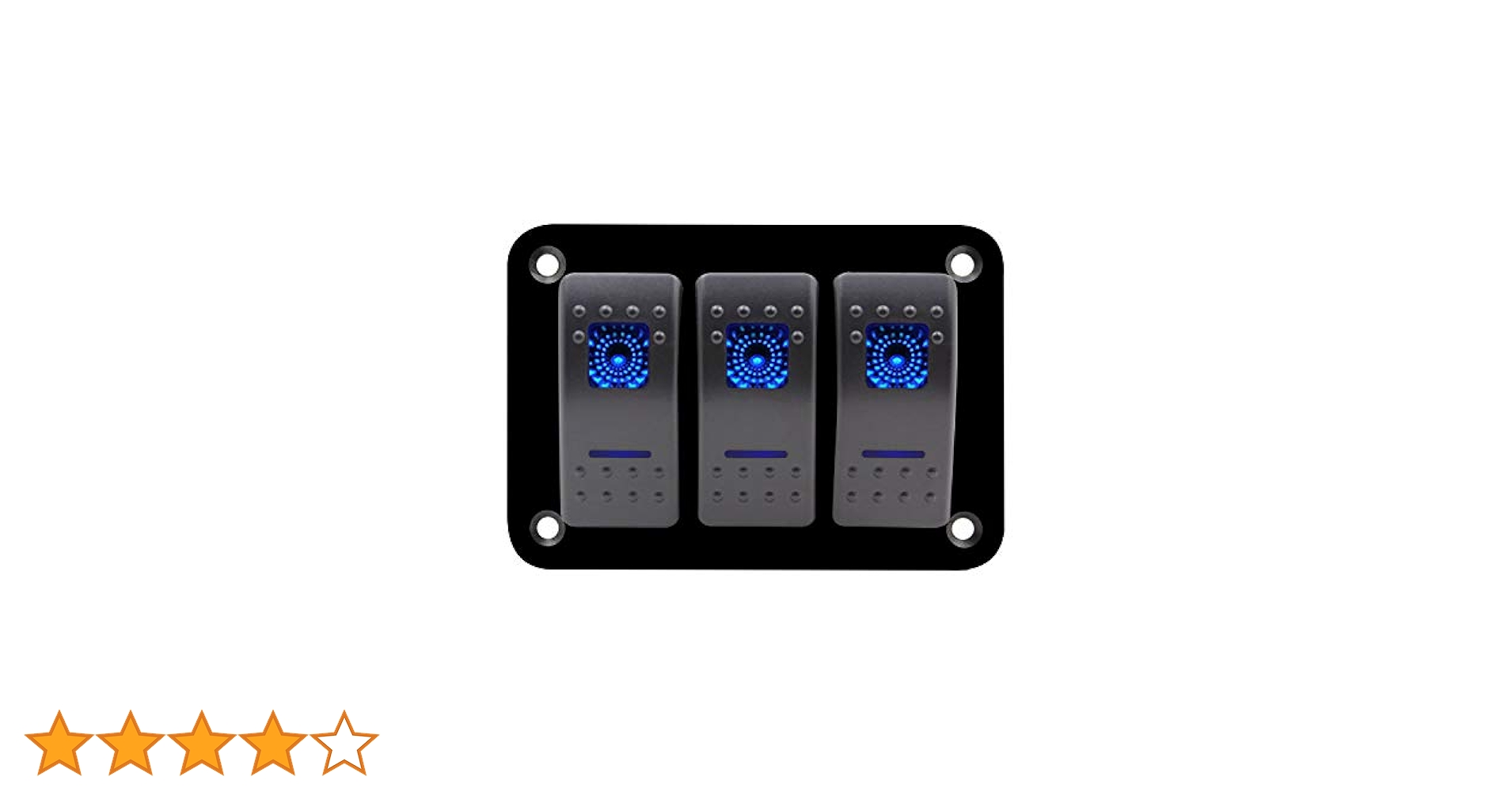 Amazon.co.jp: zmayastar 2連 防水 ボートスイッチ スイッチ